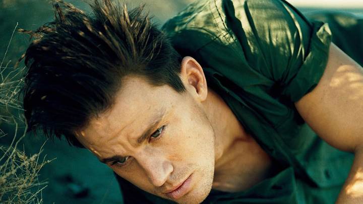 Channing Tatum In Black Shirt Hiding